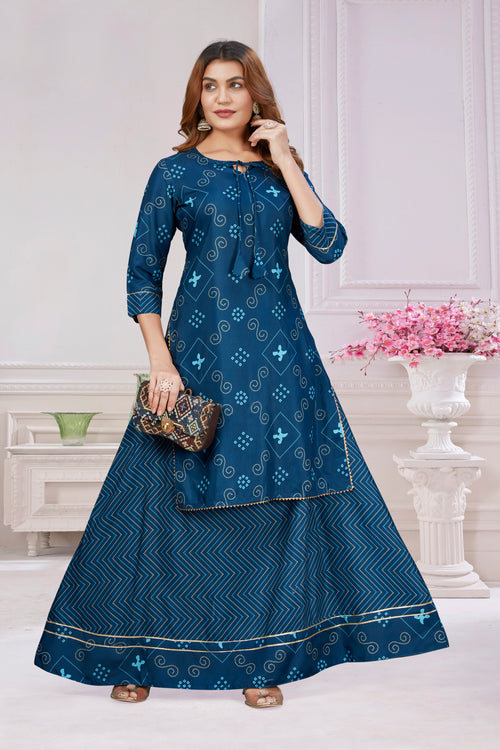 Kaairra Designer Kurti & Skirt Ethnic Dress